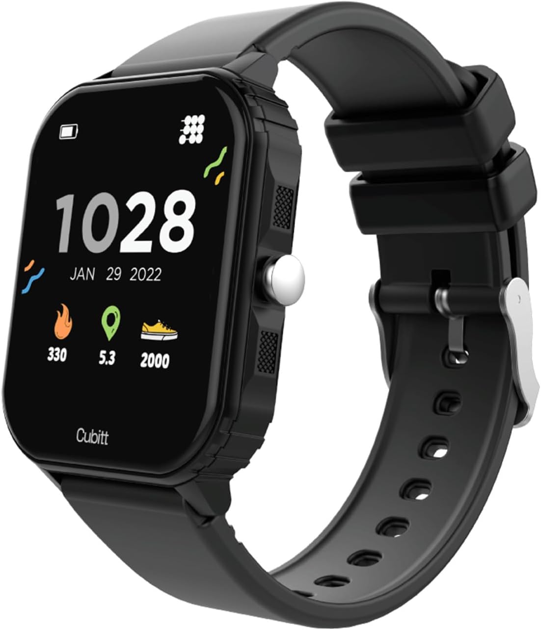 Cubitt Teens Smart Watch Fitness Tracker for Teens, with Heart Rate, Blood Pressure, Blood Oxygen, Sleep Monitor, 20+ games, Alarms, Activity Tracker 1.69'' HR Touch Screen, IP68 Waterproof
