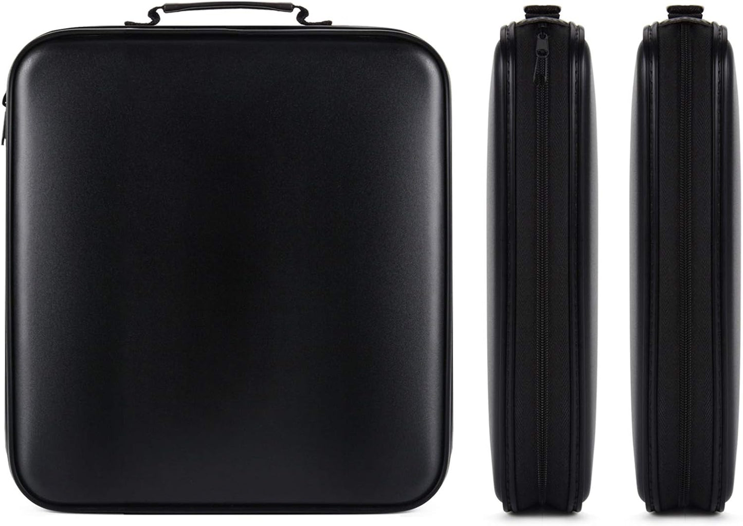160 Capacity CD/DVD Case Organizer - Heavy Duty DVD Case Book Wallet