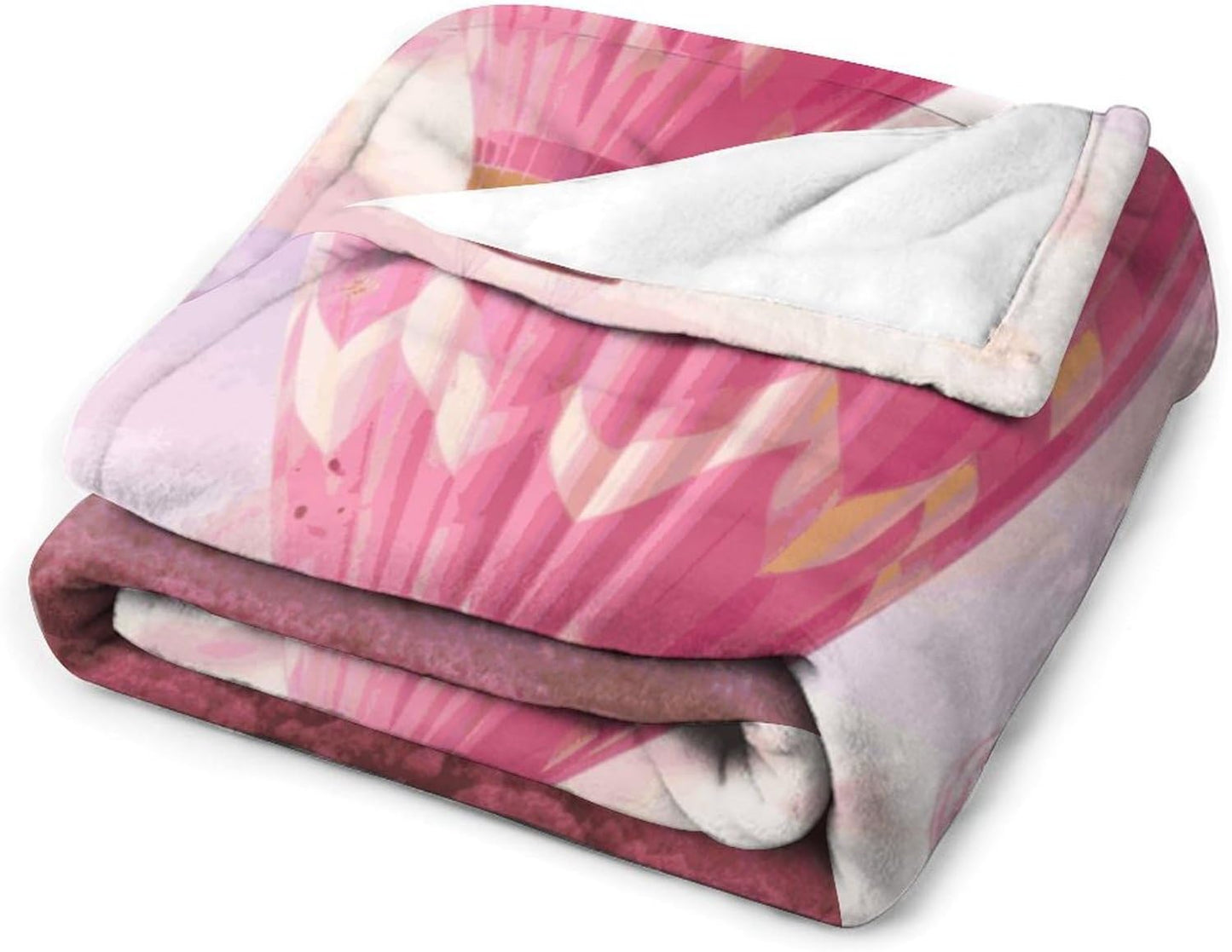 Pink Hot Air Balloon Blanket Super Soft Lightweight Throw Blanket Cute Cozy Warm Bed Blanket Decorative Fuzzy Blanket All-Season Home Decor Gift for Sofa Couch Living Room 30"*40"（76 * 100cm）