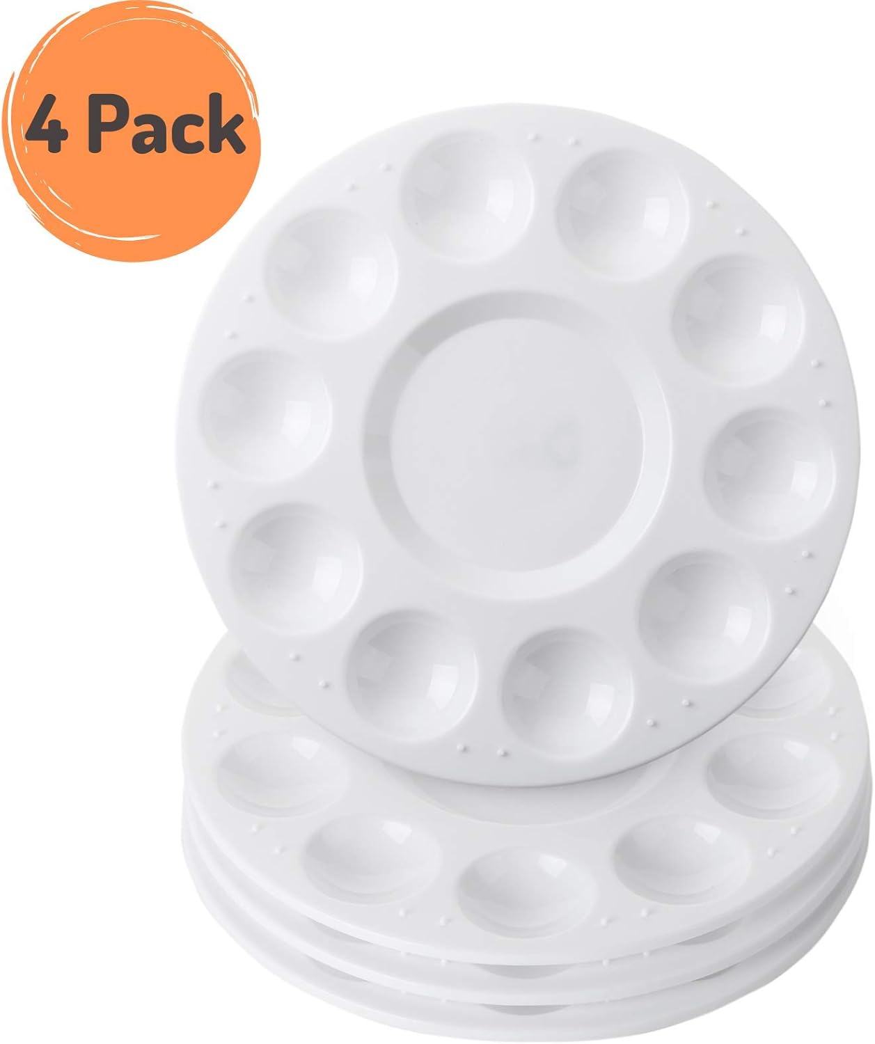 Mr. Pen- 4 Pack Paint Tray Palettes, Kids' Plastic Paint Holder, Trays for Kids