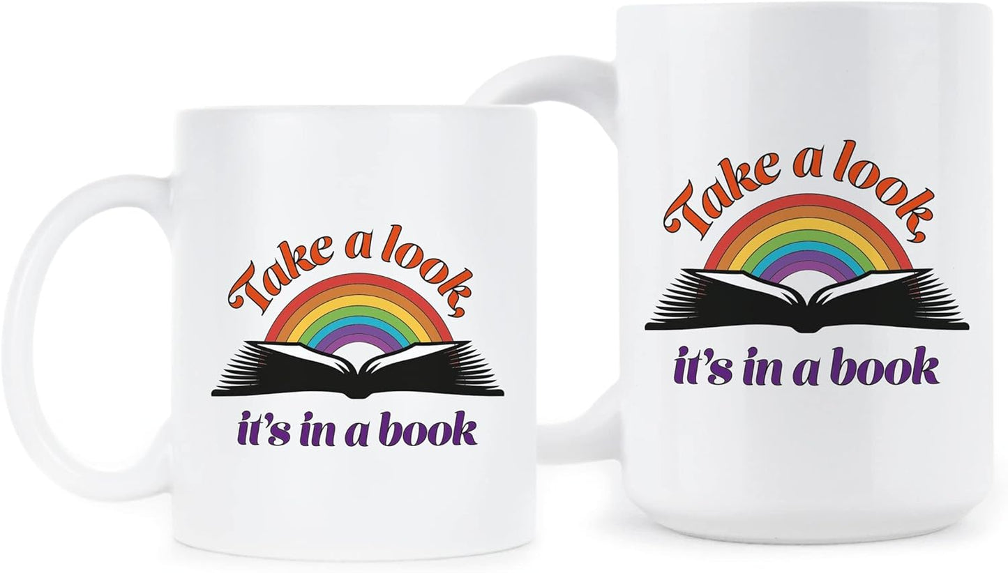 We Got Good Take a Look Its in a Book Coffee Mug Books Lover Cup Gifts