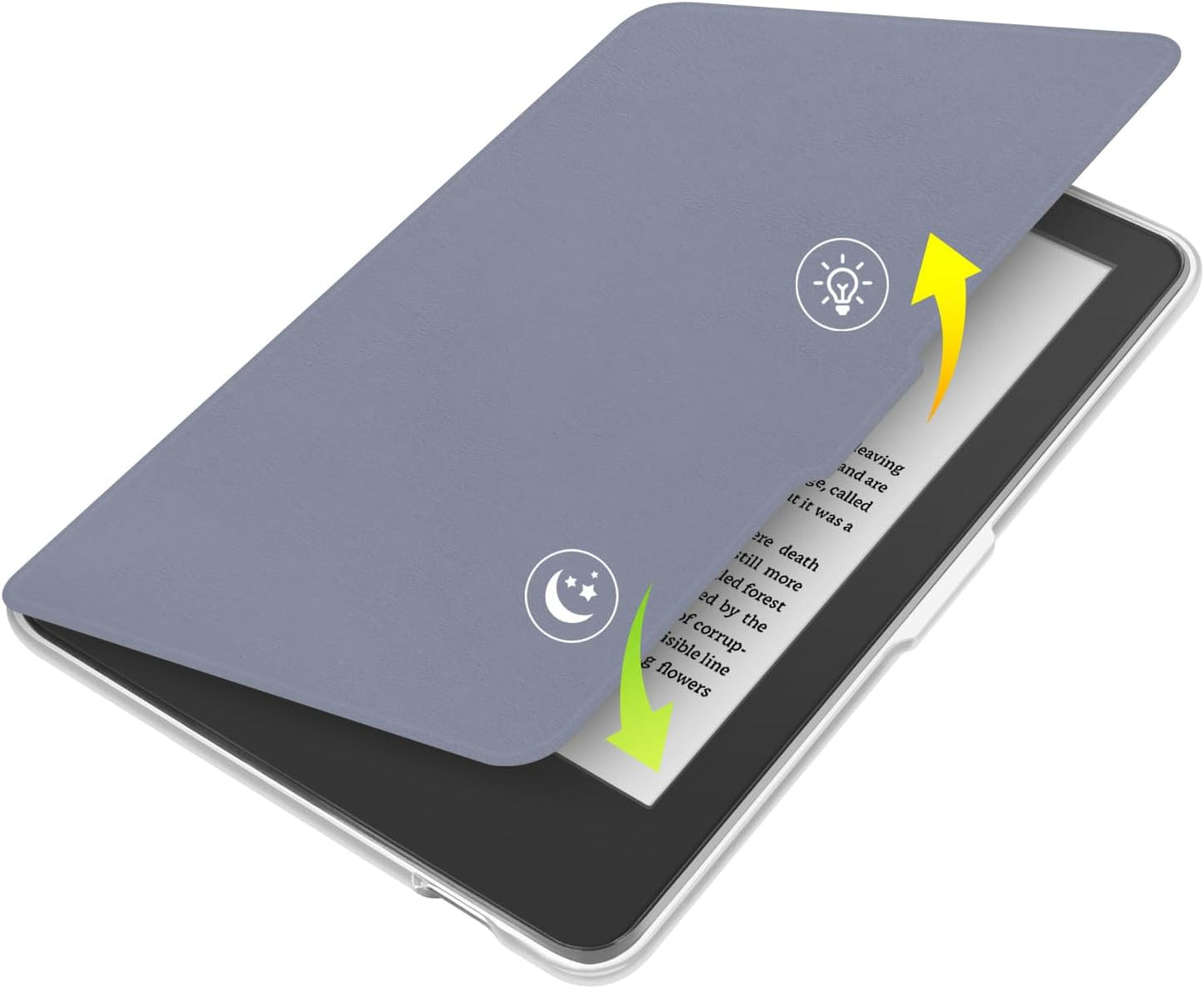 Case for Kobo Clara BW (N365) 2024/Clara Colour (N367) 2024/Clara 2E(N506) 2022 6 Inch Lightweight Soft TPU Back Cover Shell-Clear with Auto Sleep/Wake