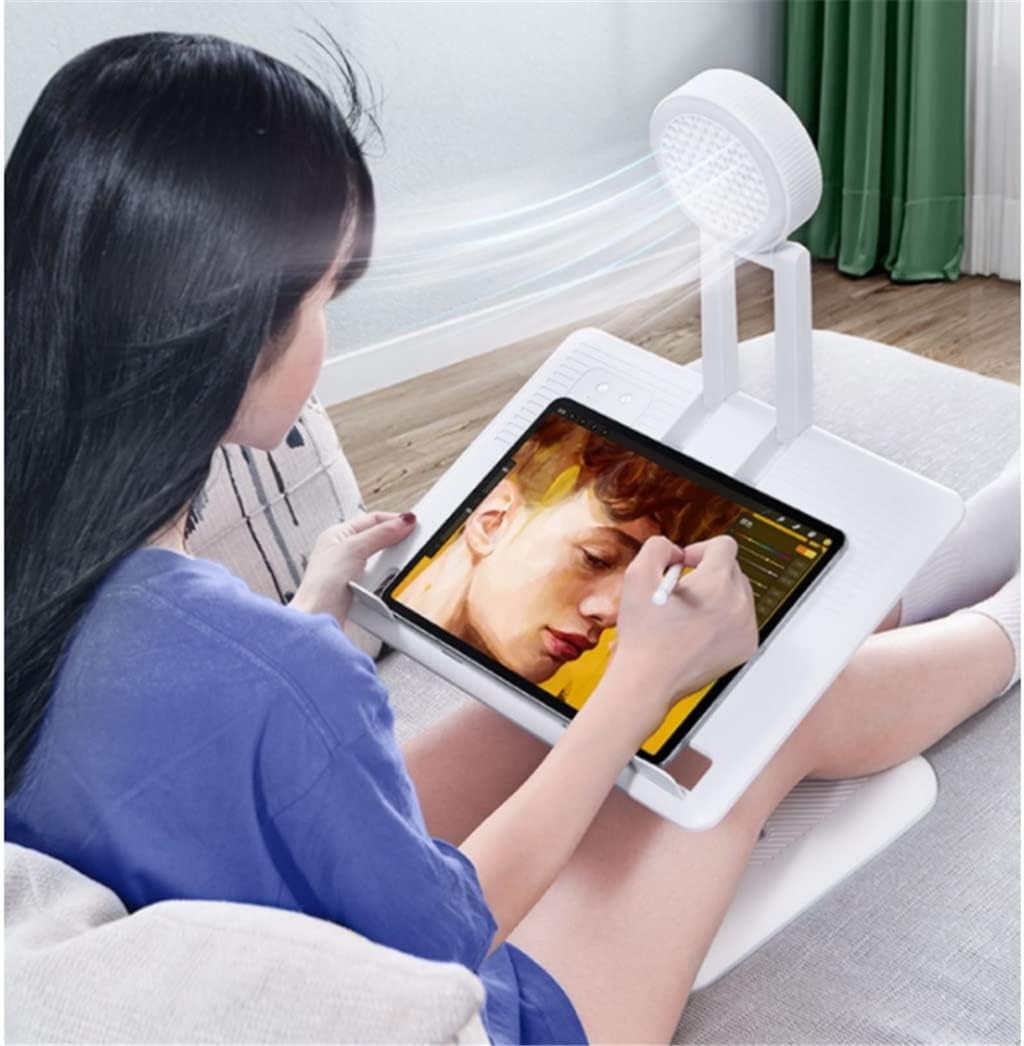 A Table Reading Rack Floor-to-Ceiling Book Clip Holder Bracket with Lamp Bed Shelf Board Painting