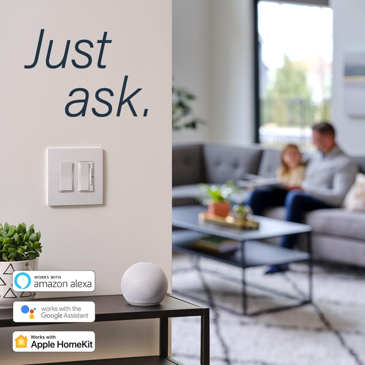 Legrand Radiant WNRL43WH Wireless Smart Switch with Netatmo, Sleep/Wake, Compatible with Alexa, Google Assistant & Apple HomeKit, White (1 Count)