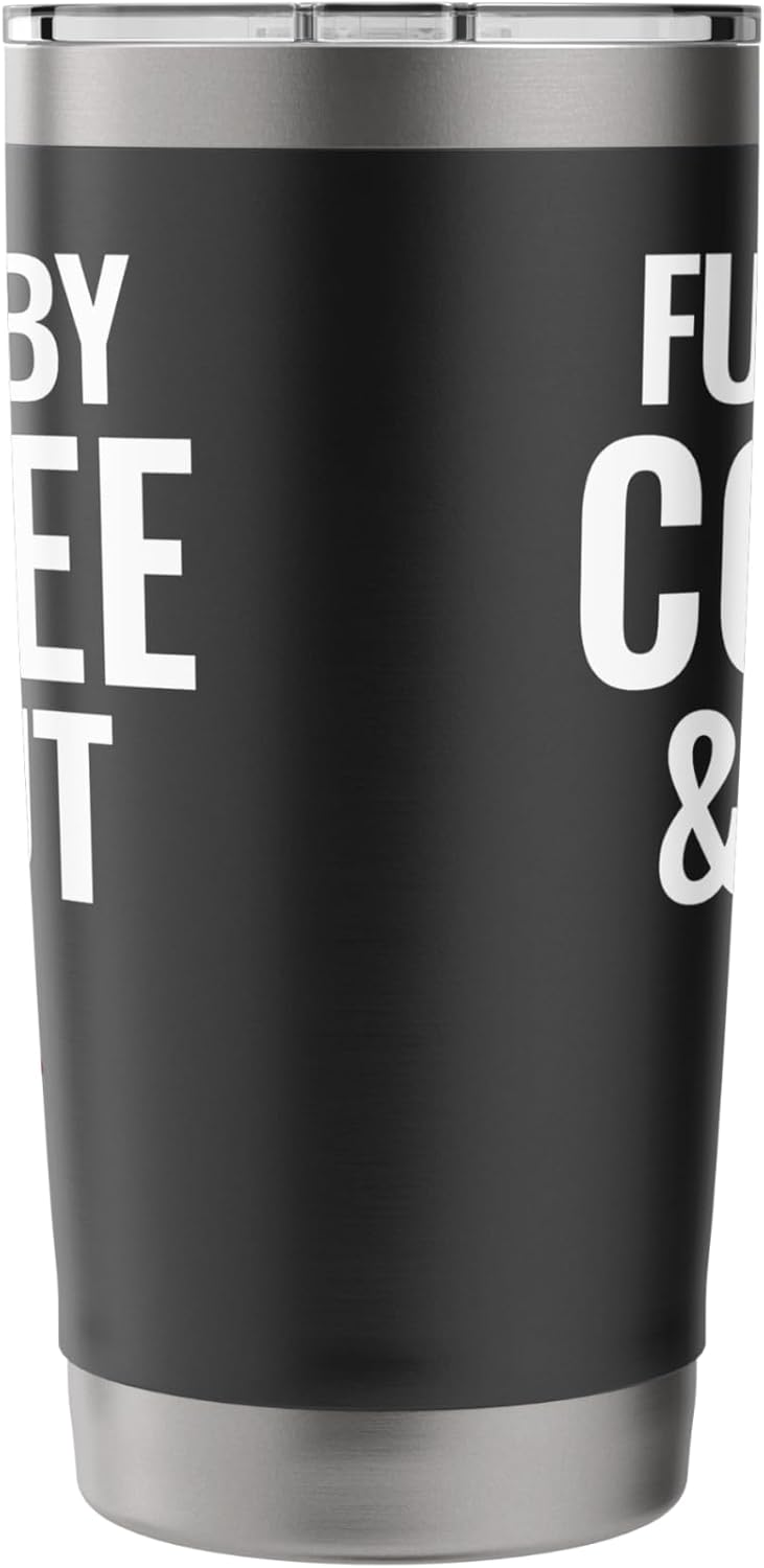Fueled By Coffee And Smut Dark Romance Book Lovers Stainless Steel Insulated Tumbler