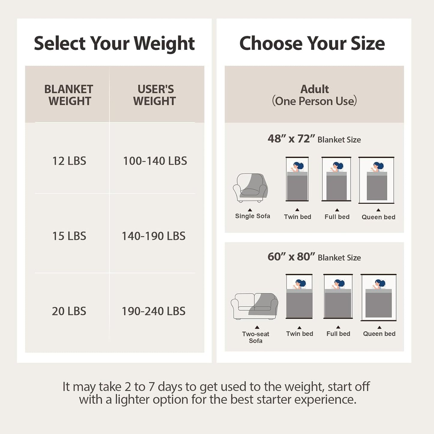 Minky Dot Weighted Blanket for Adults Queen Size 15 lbs, Soft Cozy Heavy Blanket for Stress Relief and Sleep Promotion, Warm Blanket for Autumn Winter with Glass Beads, Grey 60 x 80 inches