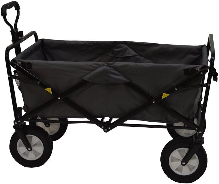 Mac Sports Mac Wagon (WTC-118) Pink & MacSports Collapsible Folding Outdoor Utility Wagon, Black