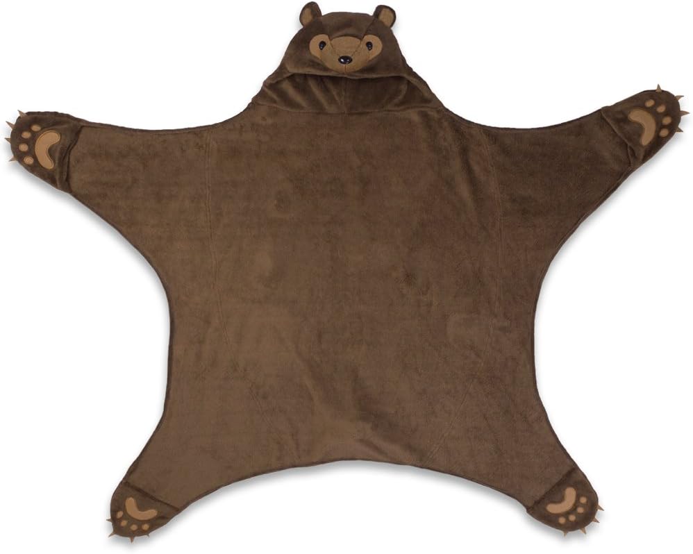 Fin Fun Wearable Hooded Blanket for Kids - Kids Wearable Blanket Hoodie - For Boys & Girls