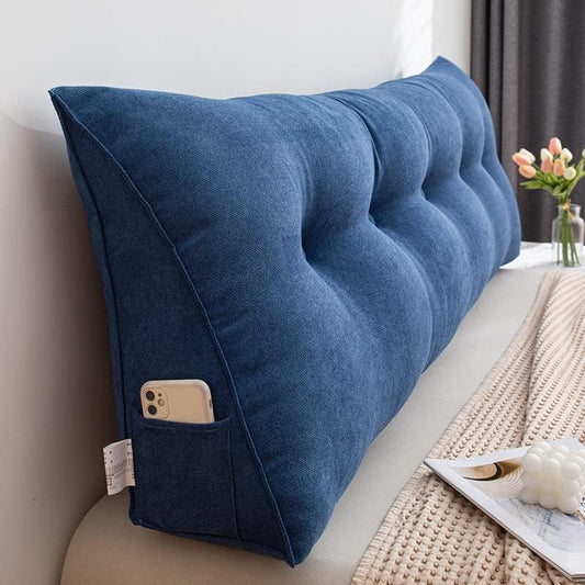 Headboard Pillow Cushion, Wedge pad Back Support Pillow Soft Reading Pillow Triangle Back Cushion Pillow (Color : I, Size : 150x50x20cm(59x20x8inch))