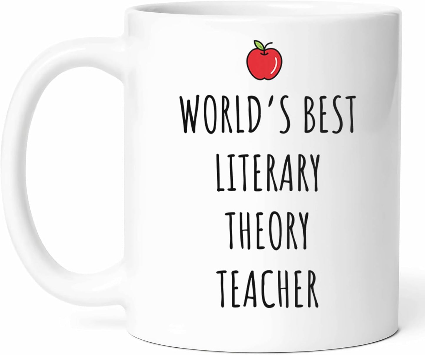 Best Literary Theory Teacher Mug - Literature Scholar Coffee Cup - Book Lover Funny Gift From Classmates - Textual Analysis Tea Mugs - Critic Cups - 11 Oz Ceramic Gifts For Students, Birthday, Him