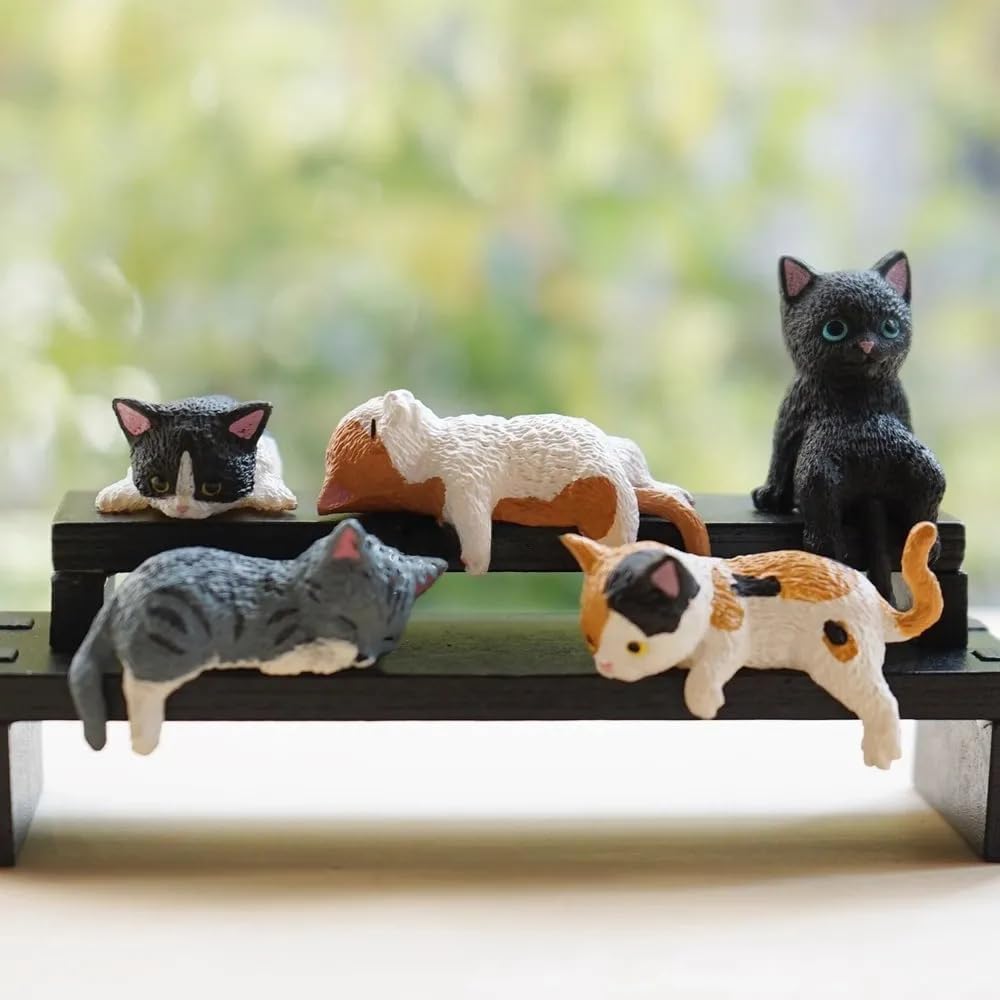 Cute Cat Car Dashboard Accessories, Fun Car Rearview Mirror Decorations, Kawaii Desk Office Decorations for Men Women