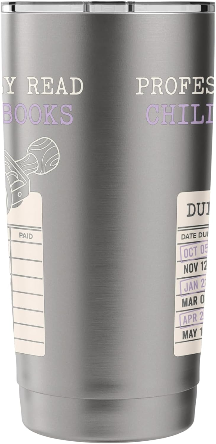 Still Read Childrens Books Librarian Teacher Reader Stainless Steel Insulated Tumbler