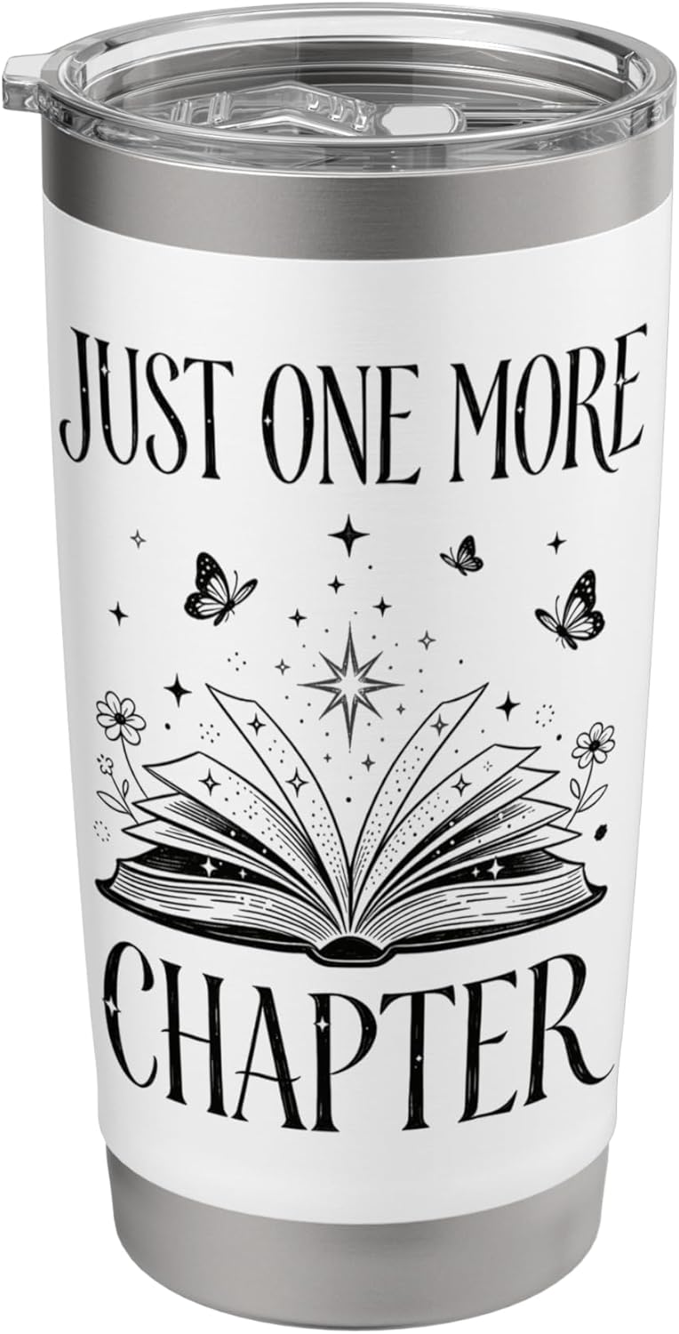 Just One More Chapter Reading Dark Romance Spicy Book Lover Stainless Steel Insulated Tumbler
