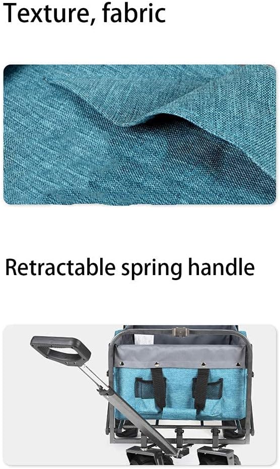 Foldable Trolley,Transport Trolley Outdoor Fishing Folding Portable Multifunctional Shopping Cart Trolley,Burgundy(Burgundy)(Blue)/Burgundy