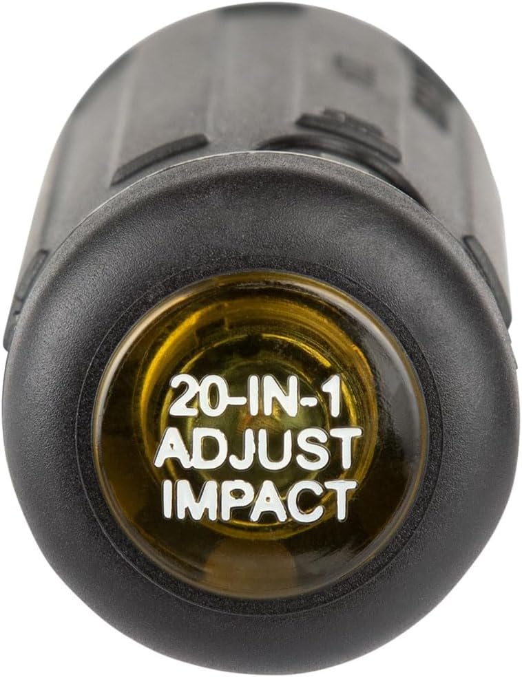 Klein Tools 32303HD Impact Driver Set, 20-in-1 SAE Impact Rated Sockets and Screwdriver Tool with Phillips, Slotted, Square and Torx Tips
