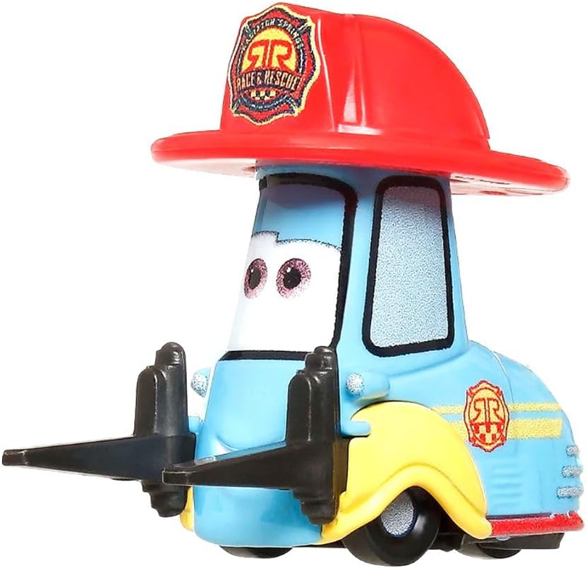 Cars de Disney y Pixar Diecast Luigi and Guido Rescue Toy Vehicle for Ages 3 and Up