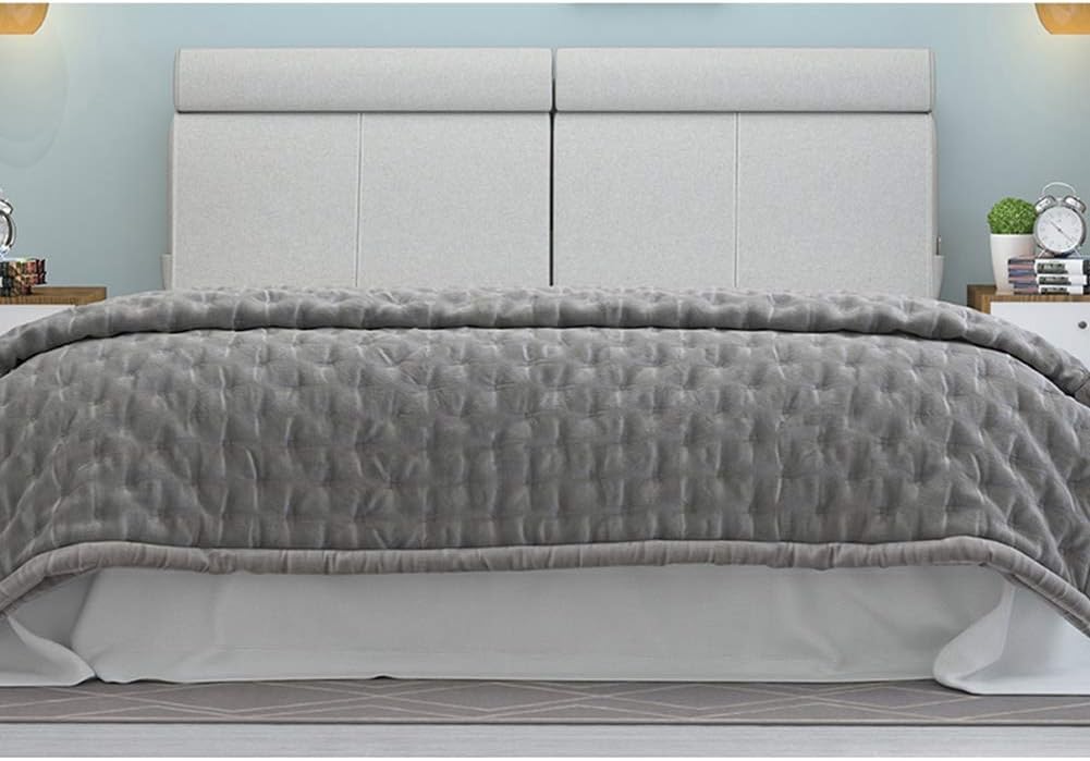 Bed Backrest Cushion for Headboard Lumbar Support Pad Upholstered Headboard Reading Pillow with Washable Cover 9 Colours 6 Sizes (Colour: Dark Blue Size: 120 x 60 x 10 cm)