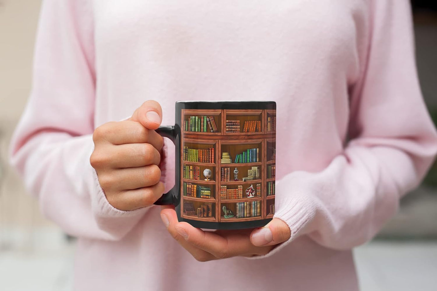 2IMT Book Mug Librarian Gifts for Book Lovers Women - Library Coffee Mug Books Club Gifts for Women - Reading Bookish Items Bookworm Librarian Lovers for Readers Writer Black 11oz | Library Bookshelf, for Readers, Librarian Club Cup, Bookish Items, Bookwo