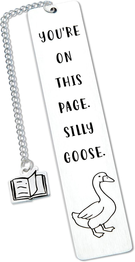 Cute Bookmarks for Women, Funny Gifts for Women Metal Bookmarks for Bookworm Bookmate Book Reading Accessories for Book Club Back to School Birthday Christmas