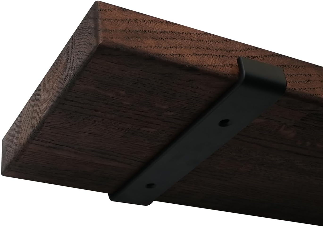Floating Wall Shelf — USA Grown Solid Hardwood, Dark Oak, 36×7.5×1.5 in