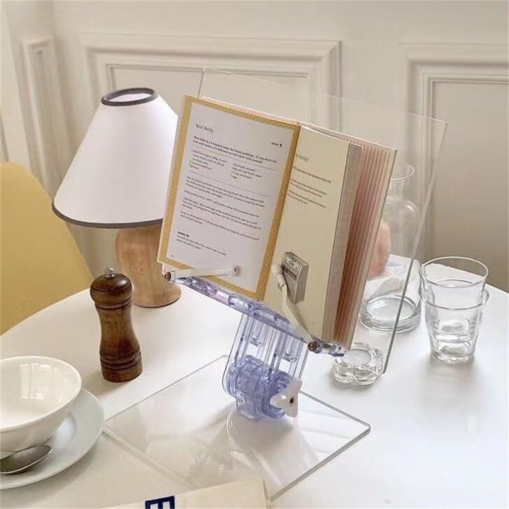 Acrylic Reading Frame, Adjustable Tabletop for, Flat Stand for