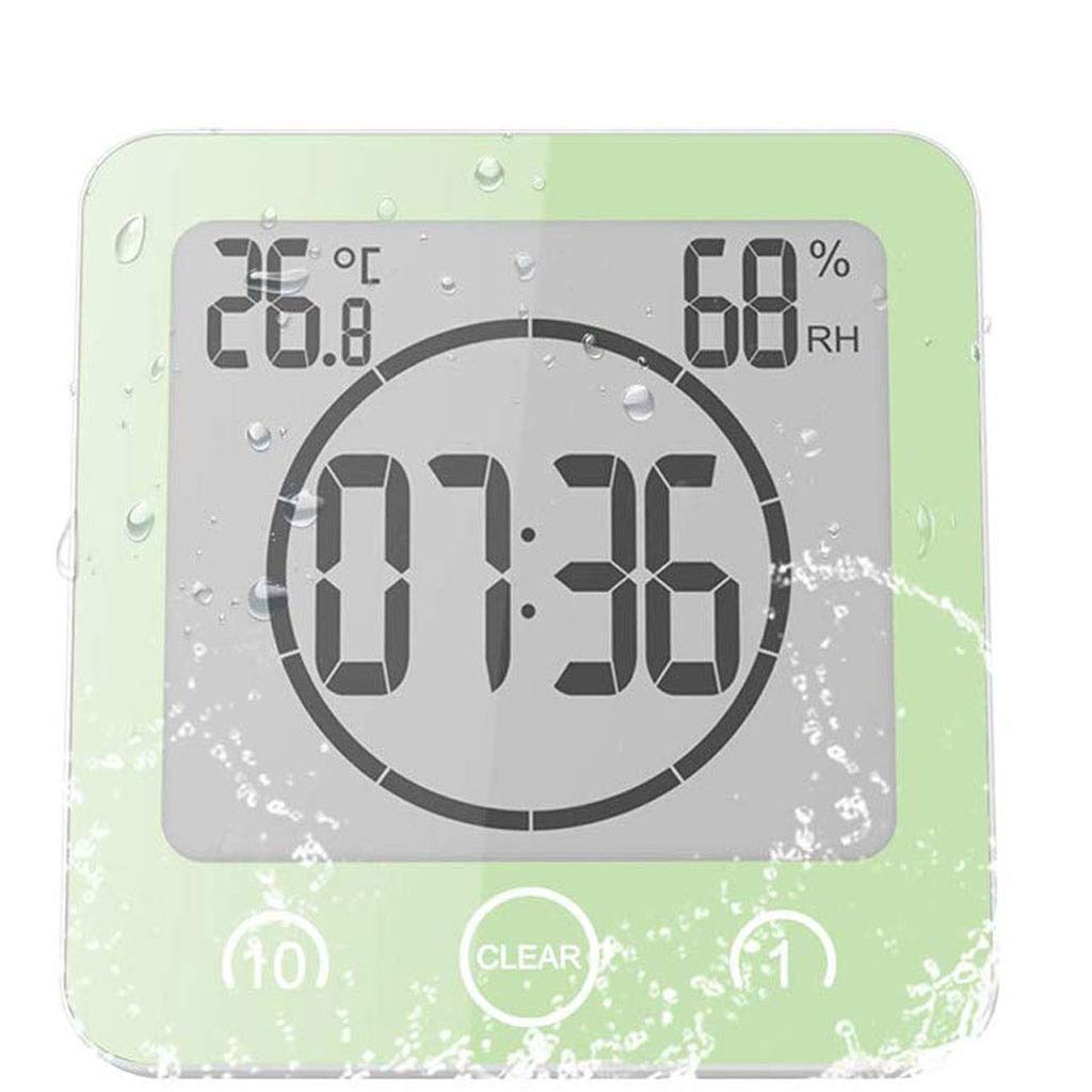 Room Thermometer - Mute Waterproof Bathroom Electronic(D)