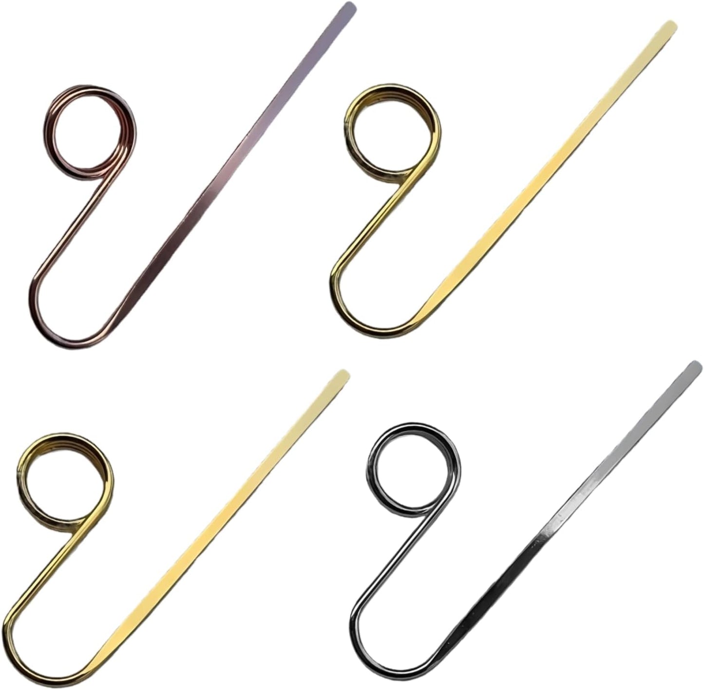 4 PCS Book Holder Ring Metal Finger Bookmark Thumb Book Ring Page Holder Reading Accessories for Friends Families