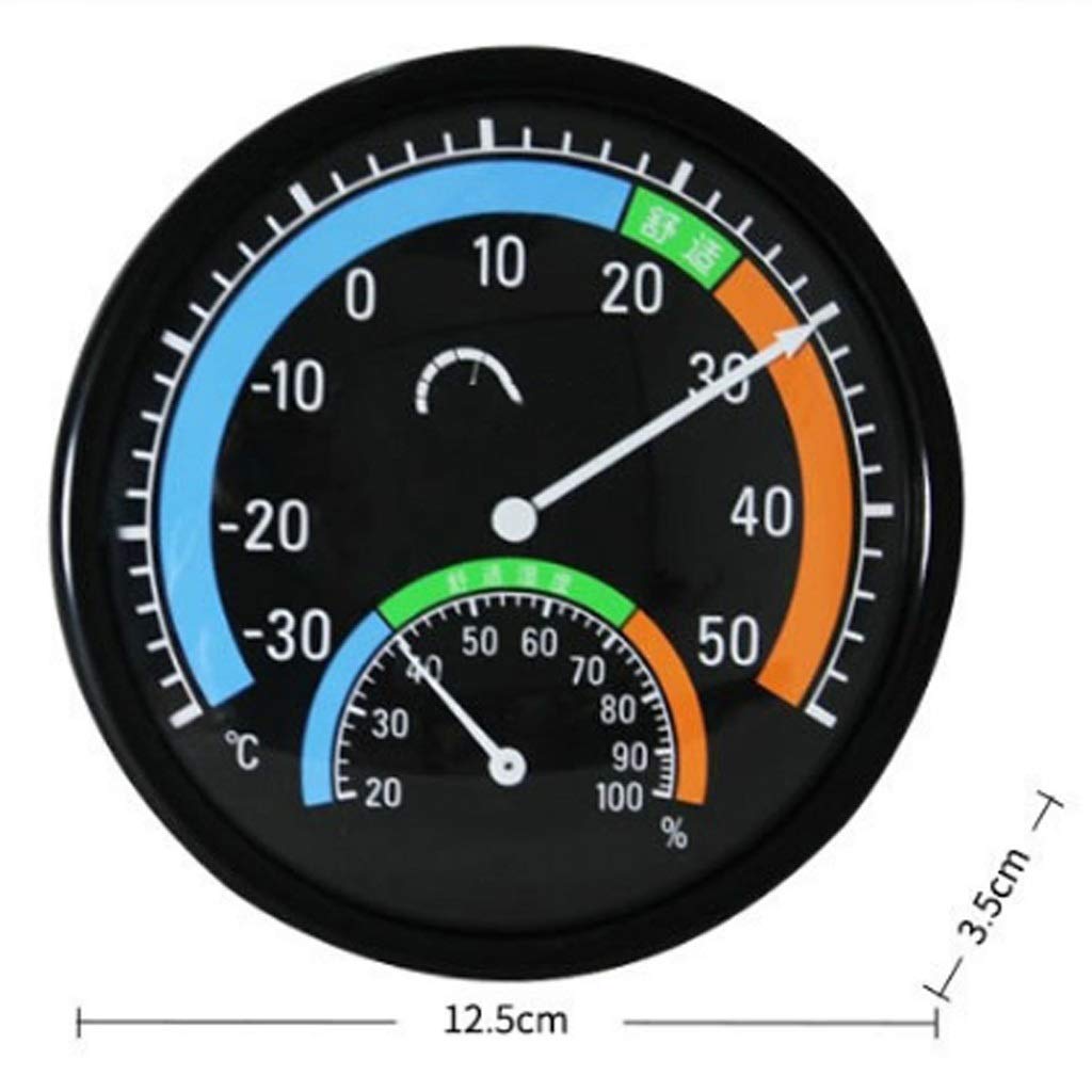 High-Precision Disc Large Temperature and Humidity Meter Precision Thermometer Home Indoor and Outdoor Children's Baby Room
