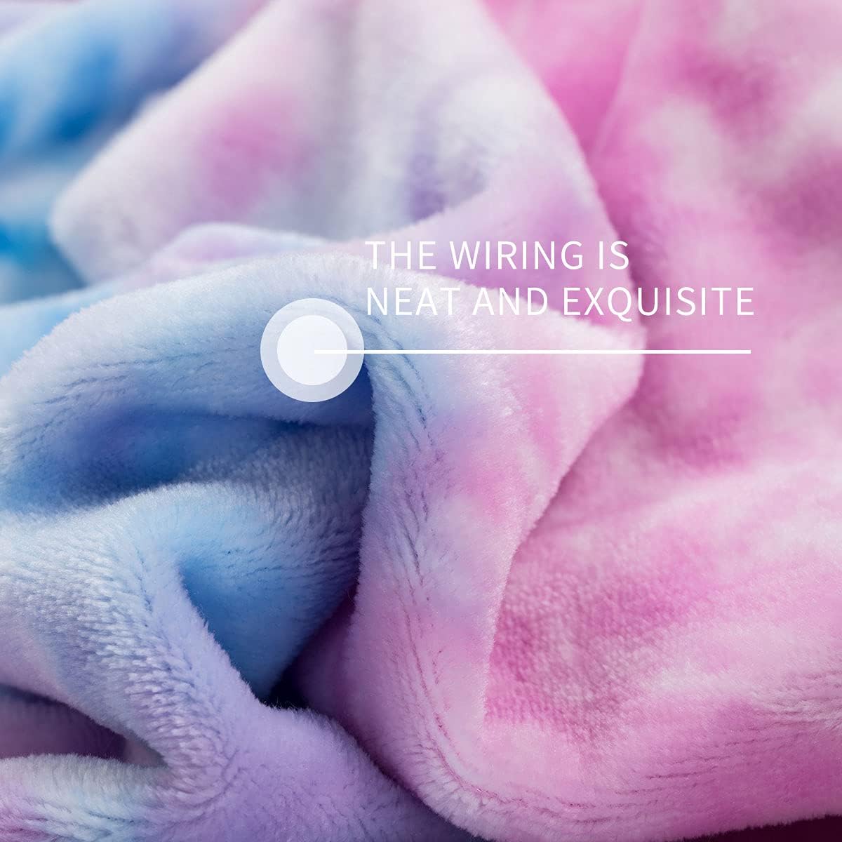 COCOPLAY W Throw Blanket for Couch (Multi-Purple, Throw（50''×60''）)