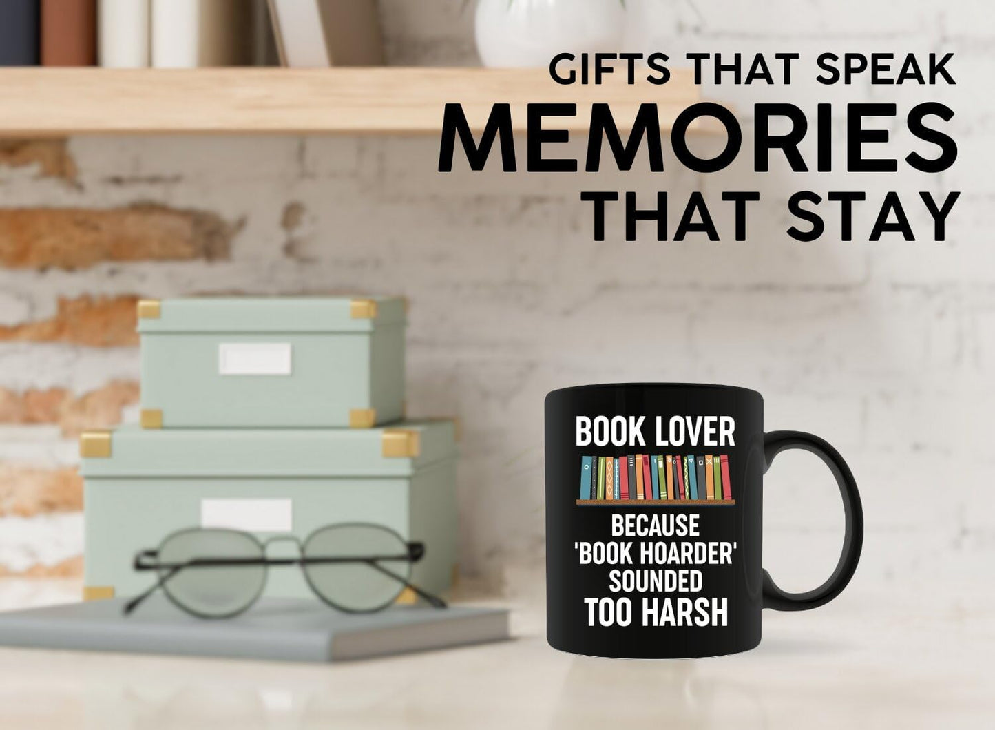 Book Lovers Coffee Mug 11oz Black -Book hoarder - Book Reader Bookworm Addict Bookish Librarian Nerd Gifts Decor for Men Women
