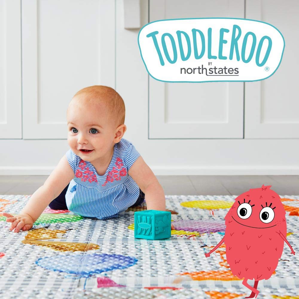 Toddleroo by North States - Childproofing Deluxe Kit: 4 Knob Covers, 4 Sliding Cabinet Locks, 4 Gel Corner Protectors, 1 Door Pinch Guard, 18 Drawer Locks, 34 Plug Protectors - 65 Piece Set - White