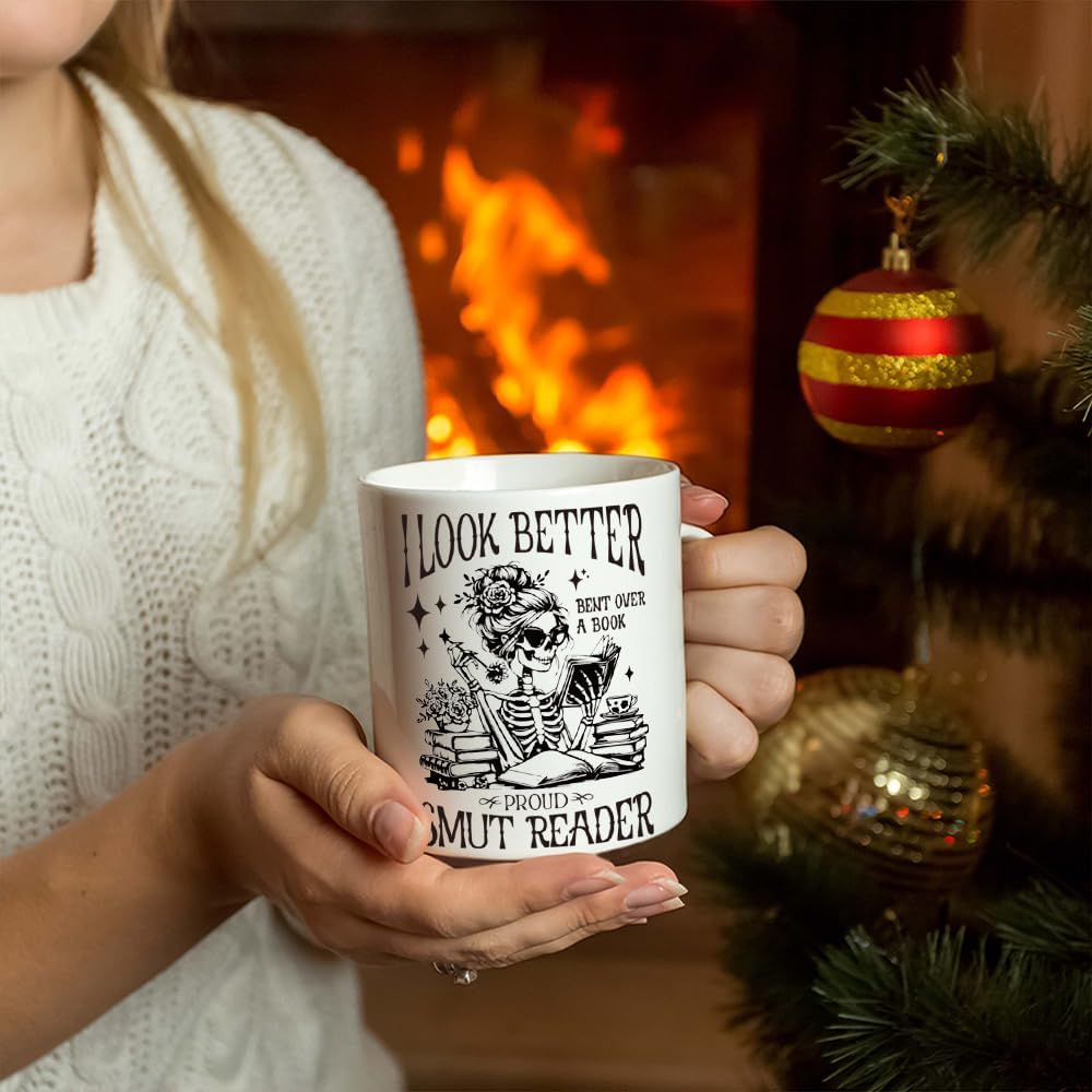 Spread Those Pages Funny Reading Mug Gifts for Reader, Book Lover, Smut Reader, Smutty Reading Gift for Bookworm, Librarian, Bookish, Funny Birthday, Gift for Book Lovers 11OZ