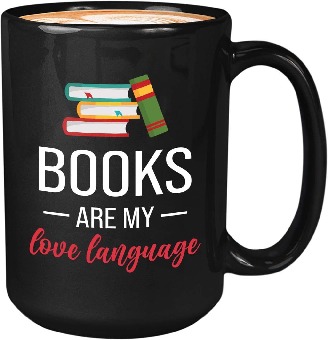 Bubble Hugs Book lovers Coffee Mug 15oz Black - Books My Love - Author Writer Library Library Editor Introvert Book Lovers Cat Lover Chill Relax Bookworm Reading