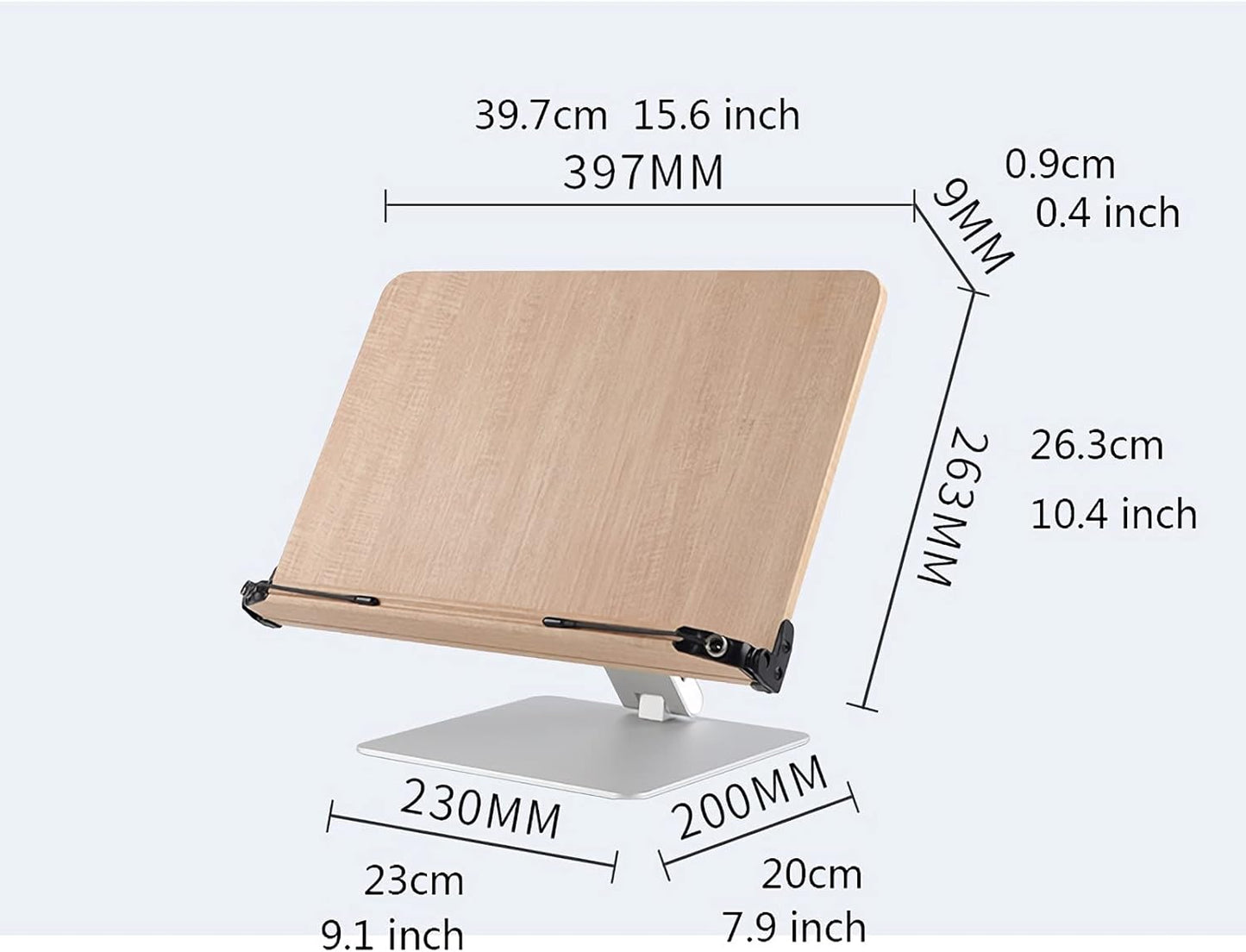Book Stand for Reading Tablet Stand for Desk Laptop Stand and Portable Riser Adjustable Height Angle Compatible with Laptop Tablet Textbook Cookbook Book Stand/Book Holder