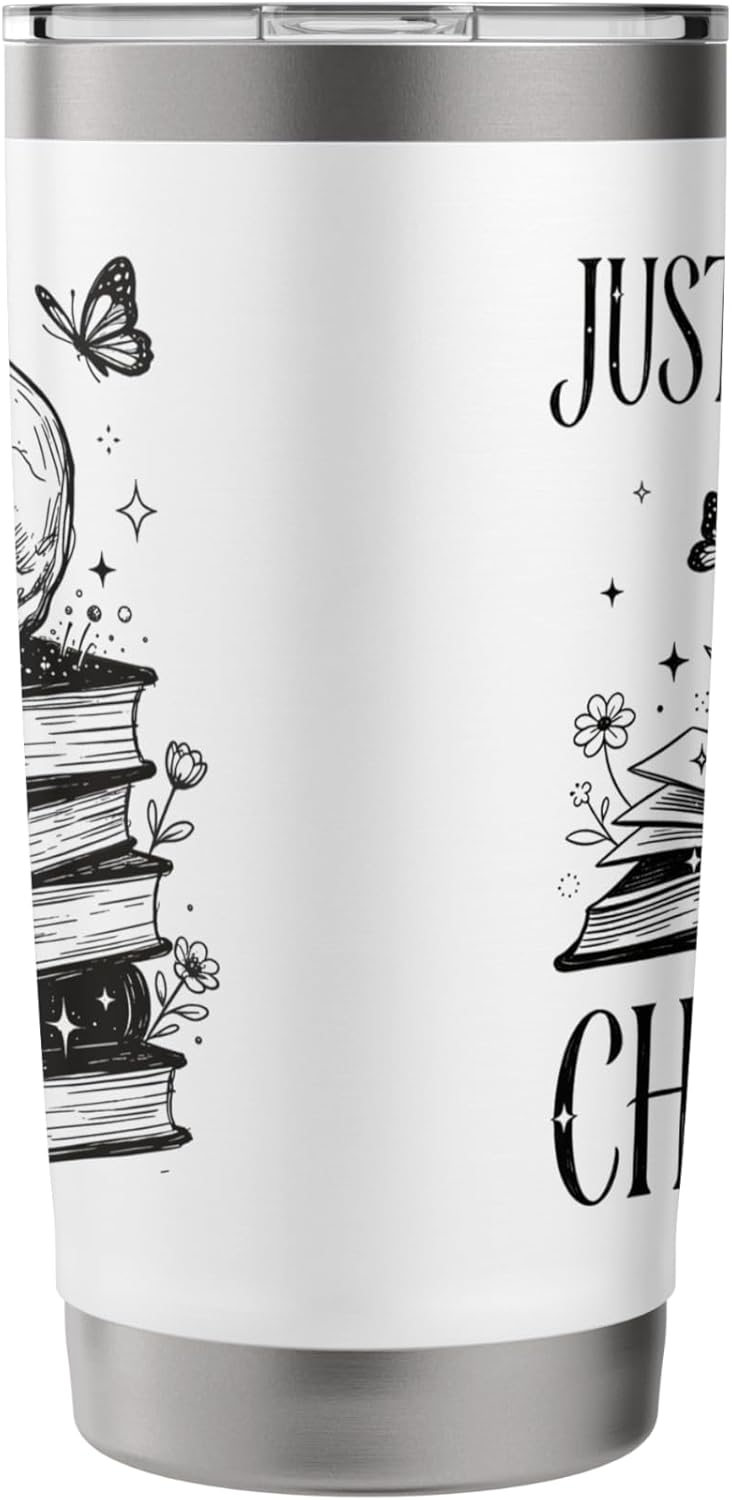 Just One More Chapter Reading Dark Romance Spicy Book Lover Stainless Steel Insulated Tumbler