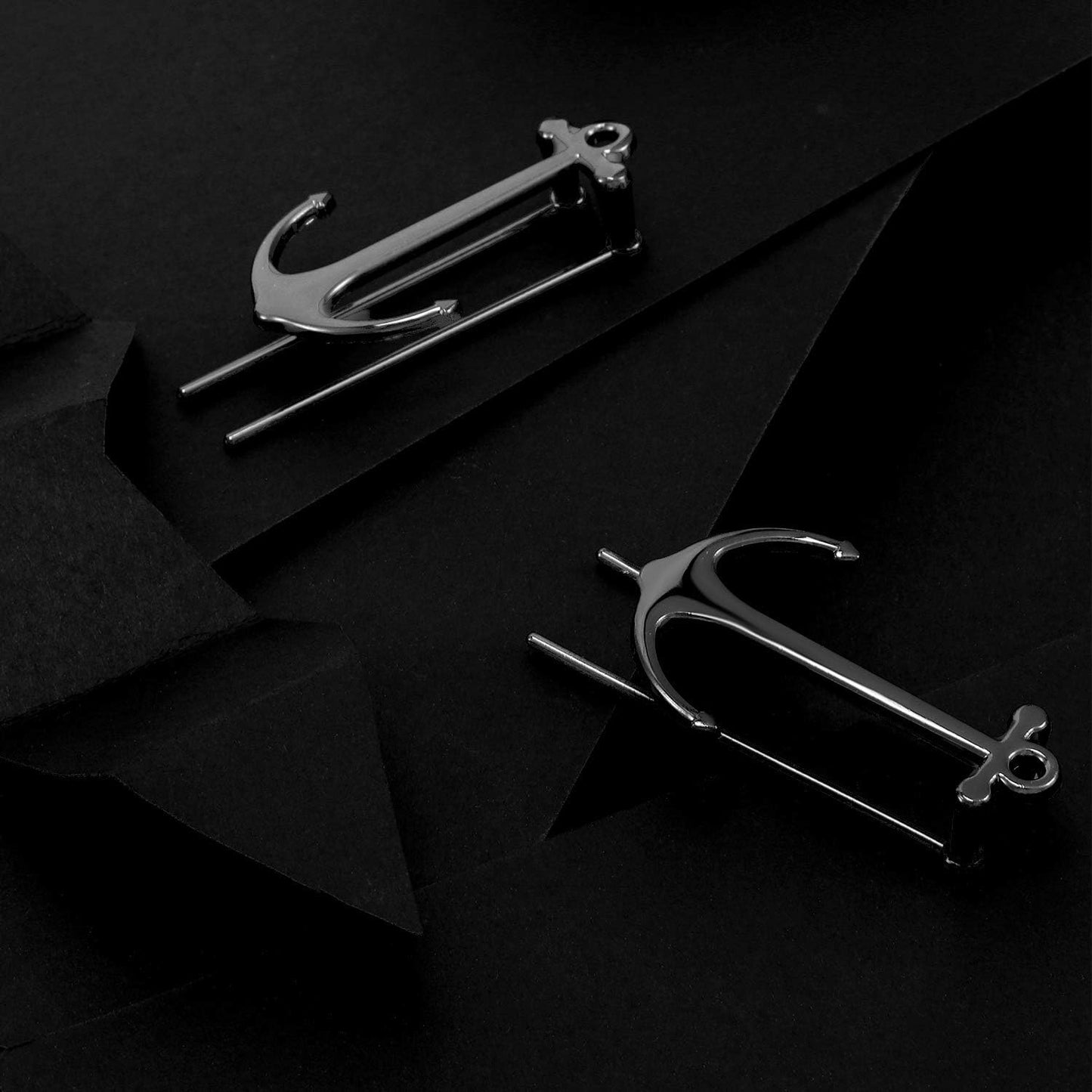 2 Pieces Bookmarks Creative Anchor Bookmark Metal Page Holder for Reading Students Teachers Graduation Gifts Office Supplies