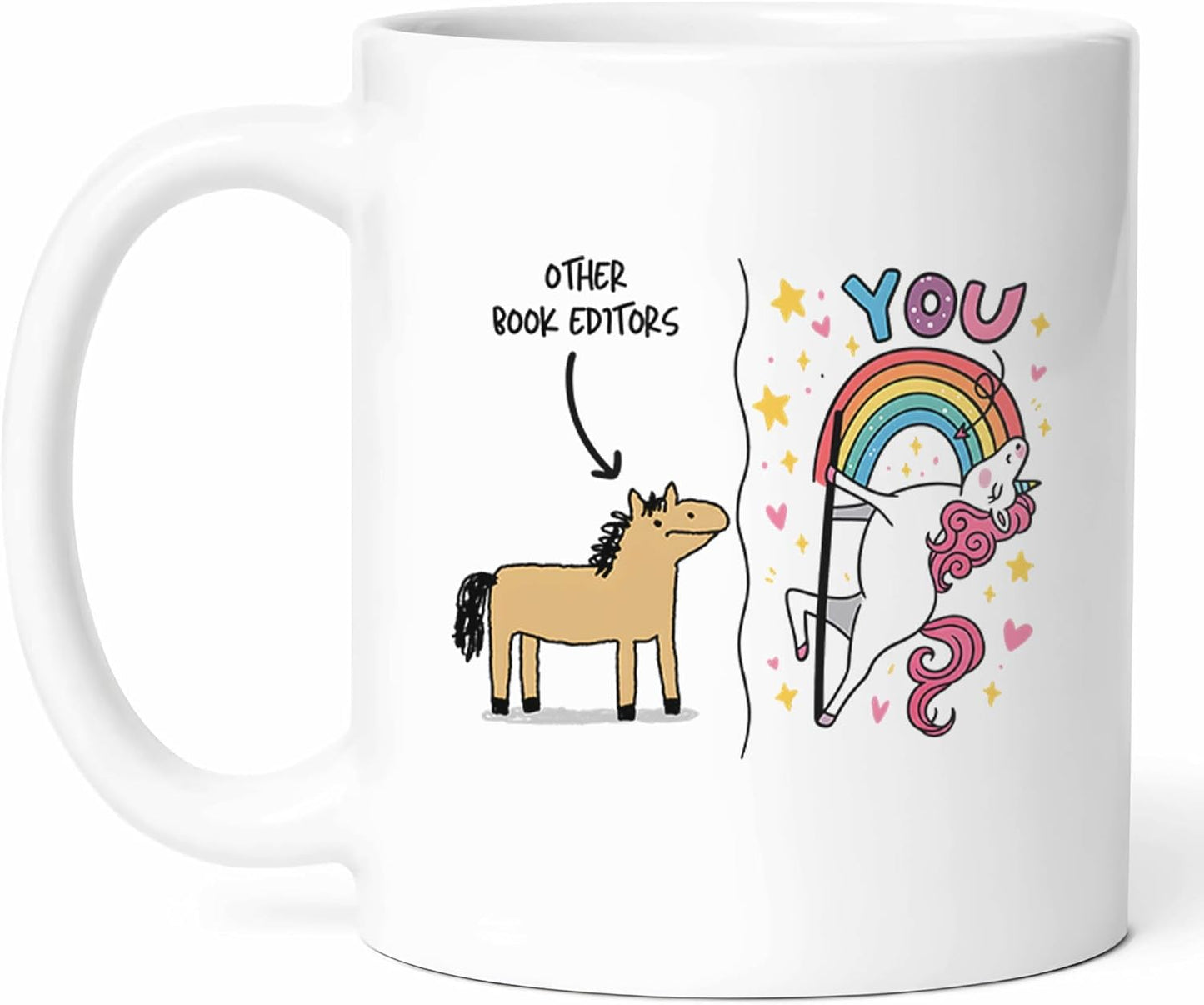 Other Book Editors Unicorn Mug - Manuscript Reviewer Coffee Cup - Literary Funny Gift From - Publishing Specialist Tea Mugs - Proofreading Cups - 11 Oz Ceramic Gifts For Editing Enthusiasts, Birthday