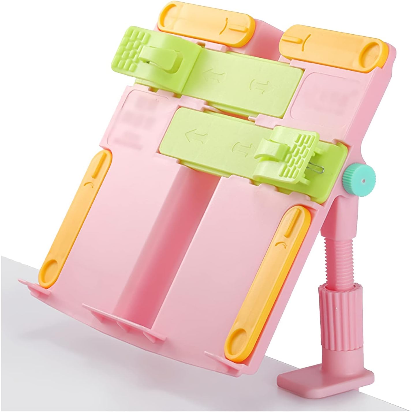 Book Stand Book Stand Fixed Tableside Multifunction Desktop Book Stands Foldable Portable Adjustable Bookstand for Reading 9.1 x 8.7 inch