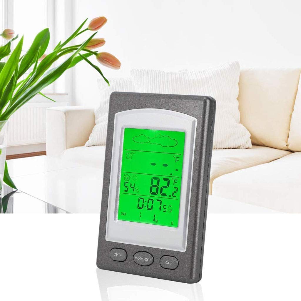 Room Thermometer - Multifunctional Indoor and Outdoor Temperature and Humidity Sensor