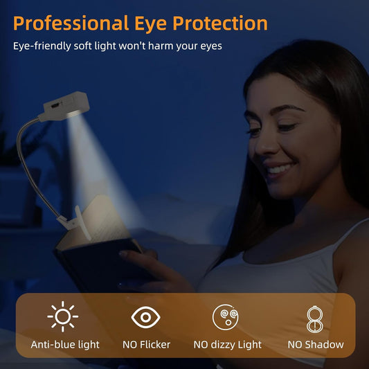 Reading Light Compatible with Kindle,Eye Caring Reading Lint for Kindle,Adjustable Kindle Light Clipped on for Studying or Reading in Bed