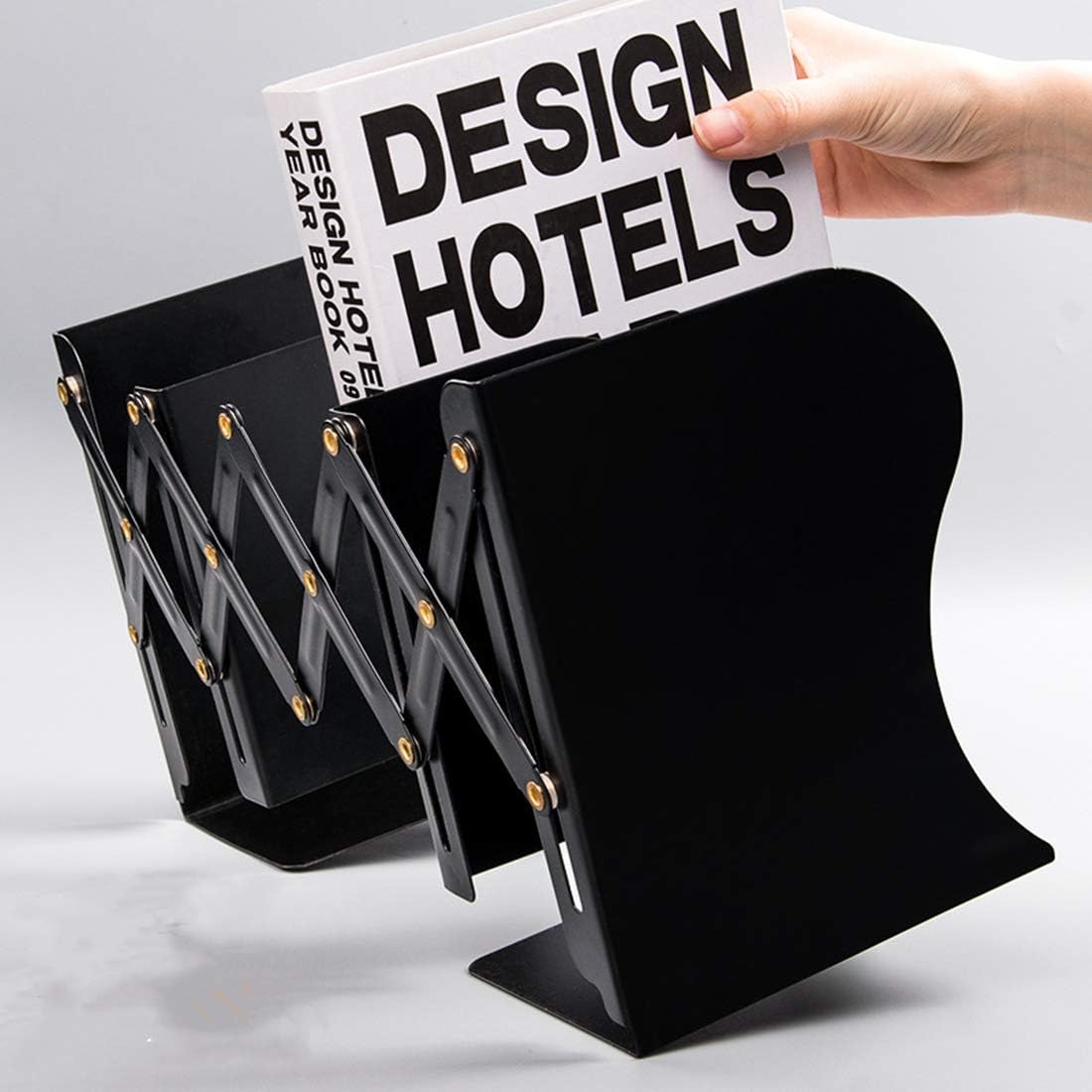 Adjustable Bookend Desktop Bookend Stand Holder Expandable Bookcase