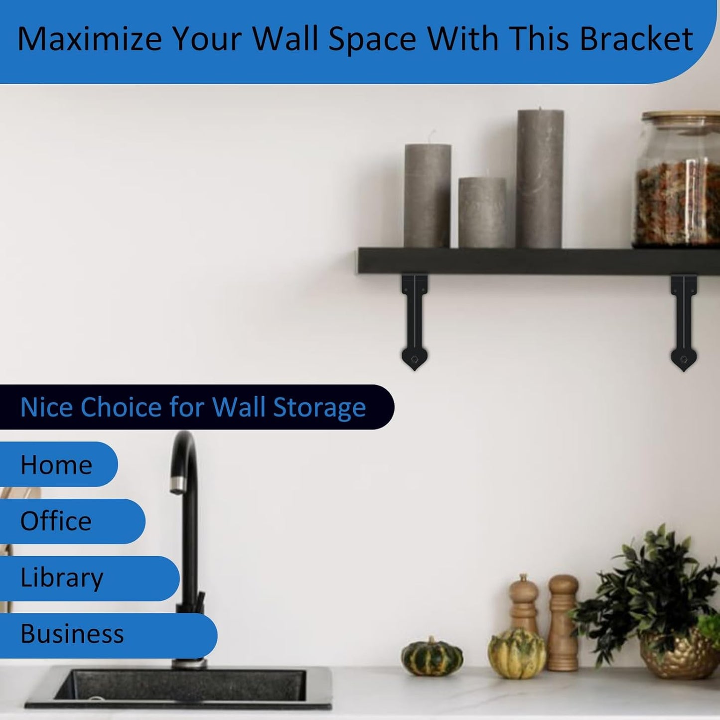 SUPERDANT 2 Pack Tree Branch Shelves Brackets Birds Heavy Duty Decorative Shelf Bracket Black Iron Wall Shelf Brackets for Home Kitchen Bookshelf Fireplace Mantel Corbels Metal Corner Brace 8.3x6.8in