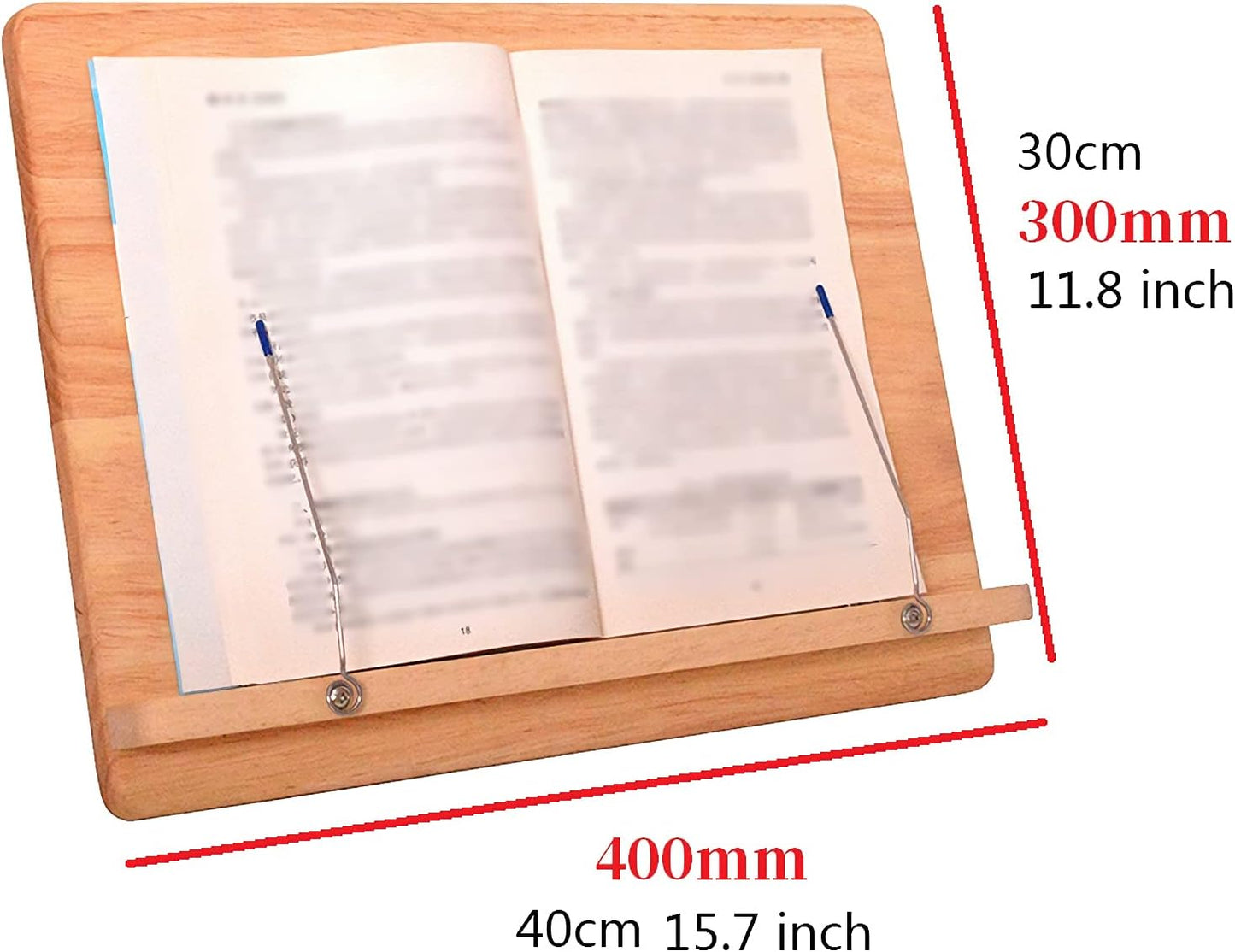 Book Stands and Holders for Reading Foldable Book Stand Portable and Adjustable Reading Rest Holders Tray for Textbook Tablet Laptop Cookbook Document 16 x 12 inch for Kitchen and Office