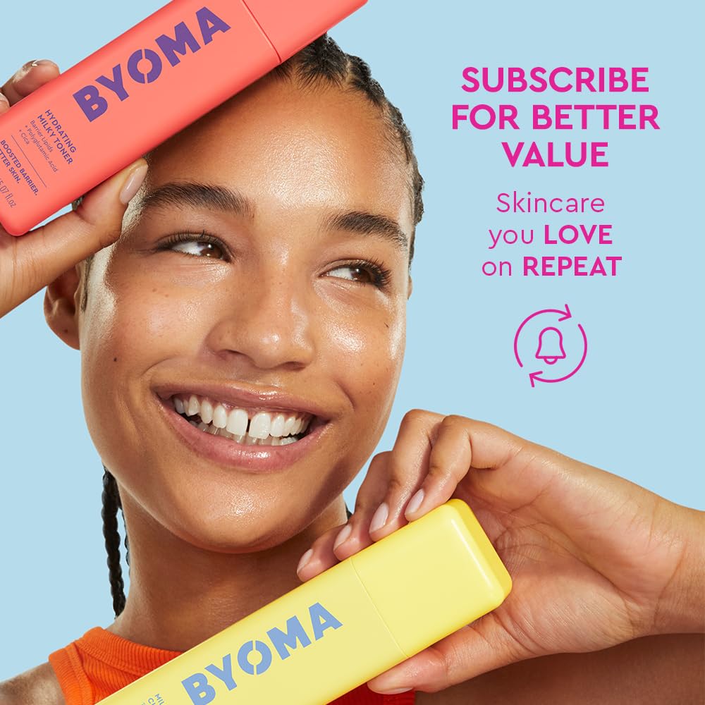 BYOMA Brightening Body Lotion - For Dull, Dehydrated Complexion - Creamy Moisturizer with Niacinamide + Urea - Evens Tone & Supports Barrier - 13.52 fl oz