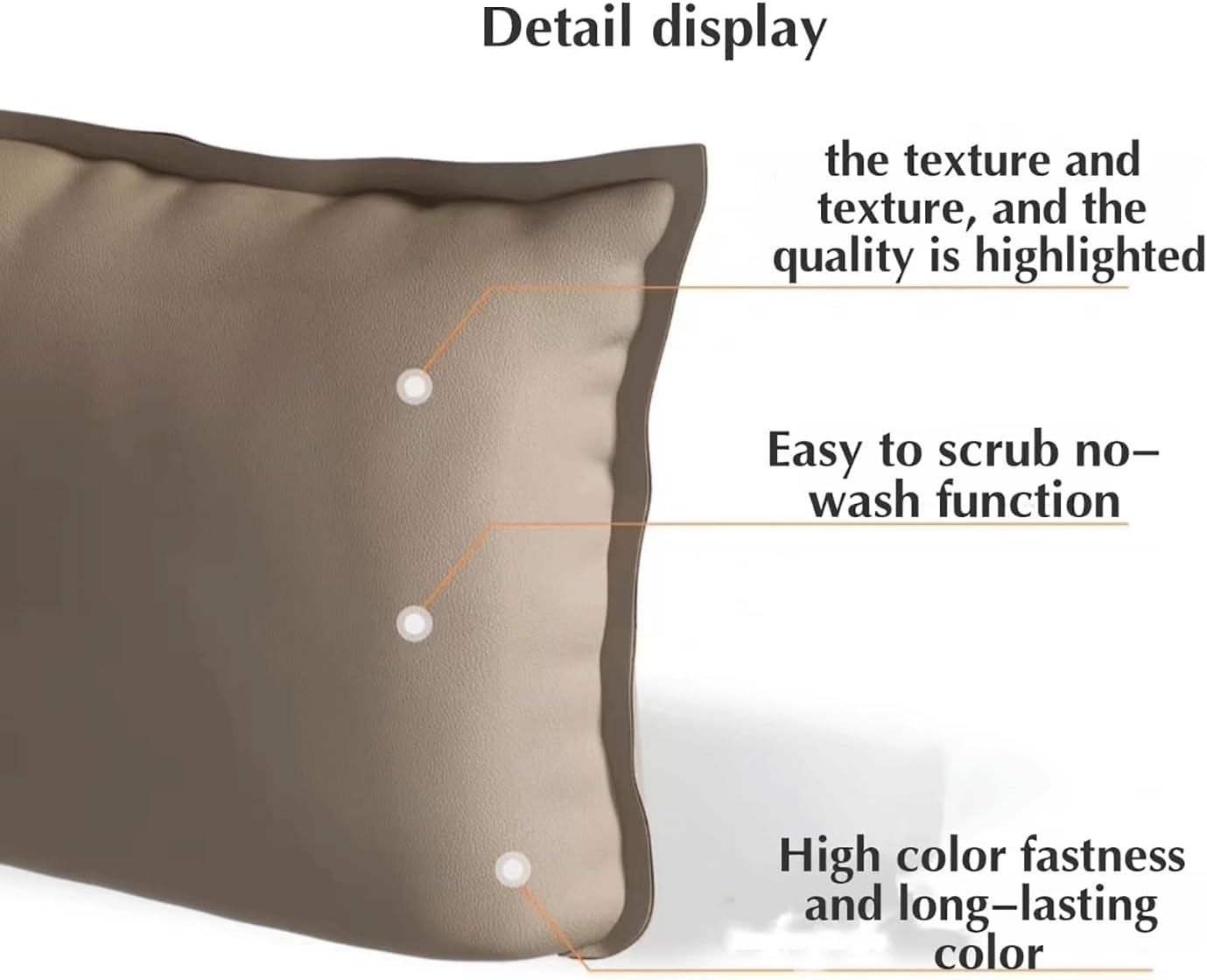 Large Ergonomics Backrest Wedge Headboard Cushion Reading Pillow Bed Back Support for Sitting Up in Bed Bolster(Size:No headboard 59"/150cm,Color:G)