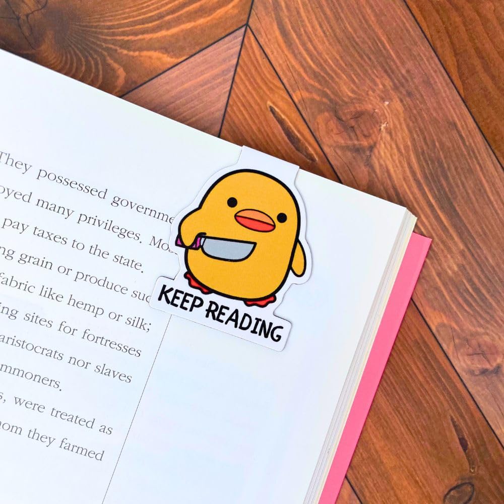 YJ PREMIUMS 9PC Funny Magnetic Bookmarks | Fun Cute Magnet Book Marks Reading Lost Hot Girls Read Books You were Right Here for Women Work Adults Travel School Teacher Office Supplies Gifts