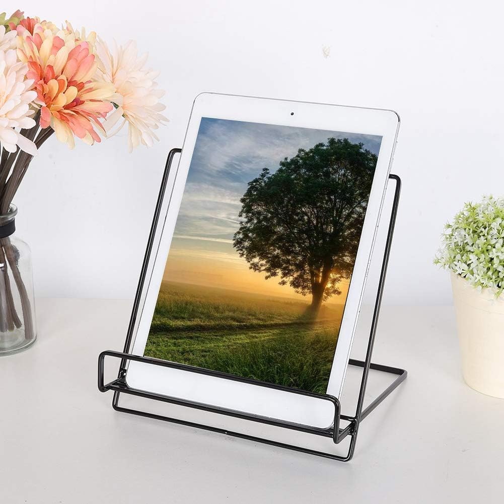 Book Stand, Book Holder Computer Stand Tablet Stand Cookbook Stand Document Holder Book Page Holder Reading Stand for Recipe Laptop