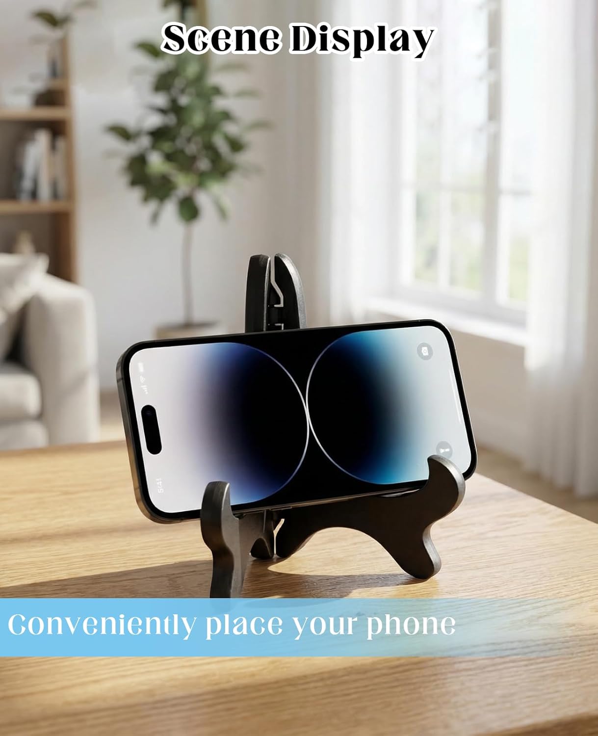 10PCS Small Plate Stands for Display 4", Mini Folding Wood-Like Plaque Holder Easel for Displaying Picture Dish
