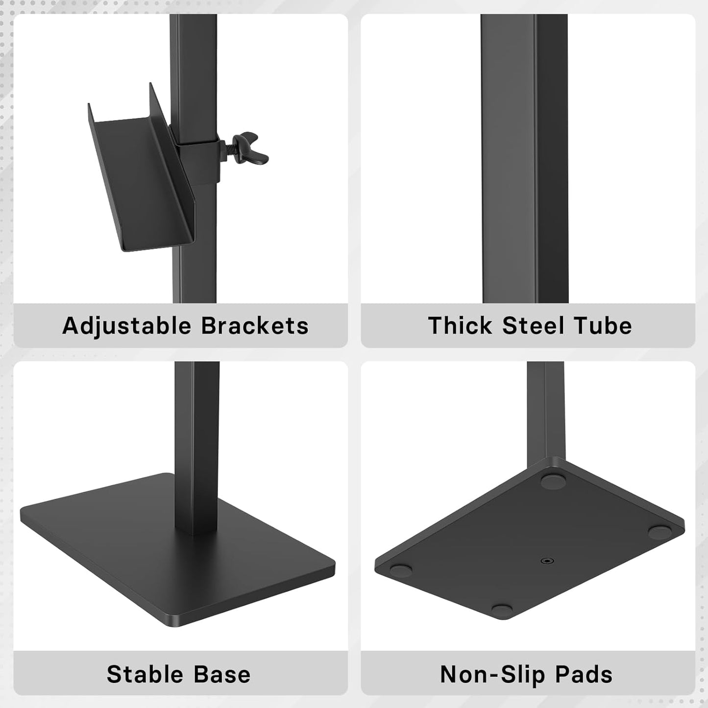 Adjustable Tabletop Picture Frame Stand, Holds Frames Up to 29" Tall, Metal Display Holder Stand for Picture Frames, Sturdy Tabletop Easel for Home, Office, Galler