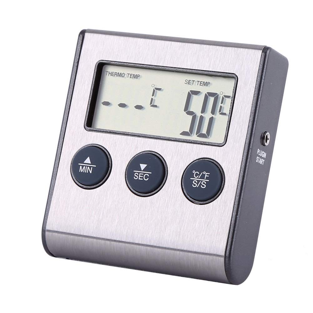 Digital LCD Thermometer for BBQ Grill Meat Oven Kitchen Food Cooking Temperature Measuring